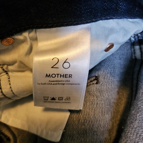 Mother Stunner Zip Ankle Step Fray Jeans Size 26 - Picture 11 of 11